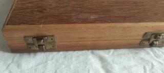 Scacchiera vintage in legno e marmo