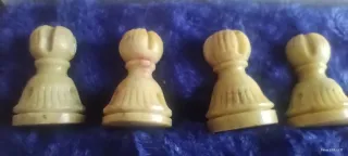 Scacchiera vintage in legno e marmo