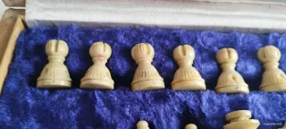 Scacchiera vintage in legno e marmo