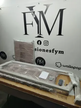 TUMBONA ALUMINIO TEXTILENO TOPO