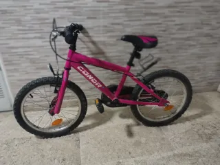 Bicicleta infantil 18 pulgadas rosa