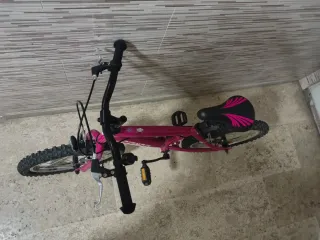 Bicicleta infantil 18 pulgadas rosa