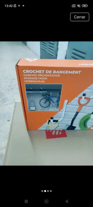 10 Ganchos Organizadores de Pared