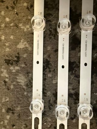 Tiras LED TV samsung 70 Pulgadas