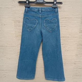 Calças menina 122 Tom Tailor,com corações