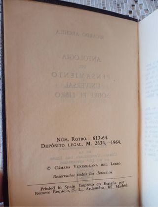 Antología del pensamiento universal sobre el Libro