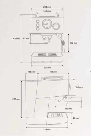 Cafetera Espresso CREATE Acero Inoxidable