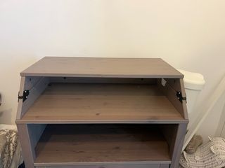 Cambiador madera con cajones