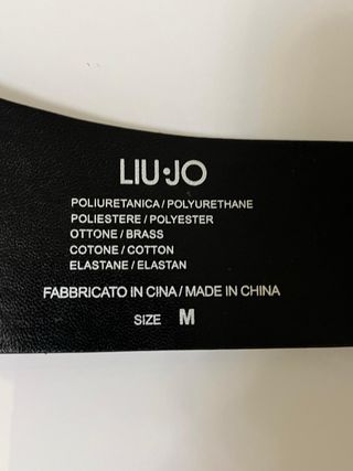 Cintura Liu Jo M/L nera elasticizzata