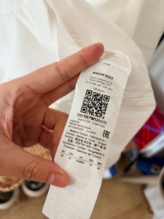 Camisa armani Blanca