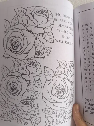Libro de Mandalas y sopas de letras para Mayores.