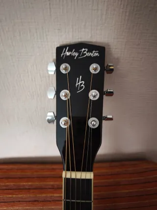 Guitarra Acústica Harley Benton HB D-120 Negra