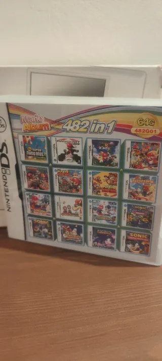 Nintendo DS Lite Blanca + Juego 482 en 1