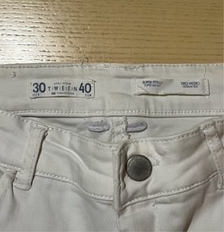 Stradivarius Jeans Skinny Blancos Talla 36