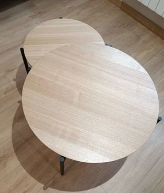 Mesas de centro nido madera y metal