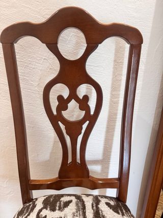 Mesa comedor + 6 sillas madera