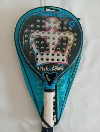 Pala pádel Black Crown Pitón Nakano 15K
