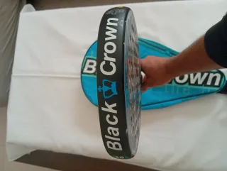 Pala pádel Black Crown Pitón Nakano 15K