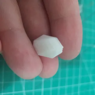 Cuentas blancas facetadas para manualidades