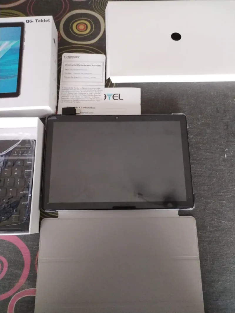 Tablet FUTUREKEY Q6 10.1 Negra/Gris afbeelding 2