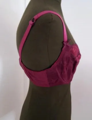 Sujetador El Corte Inglés Encaje Rosa