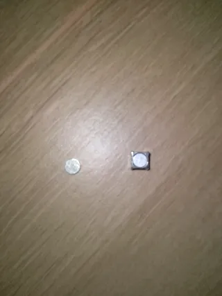 Pendientes de imán plateados