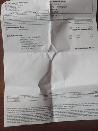 Yamaha YBR 125 Naked Blanca