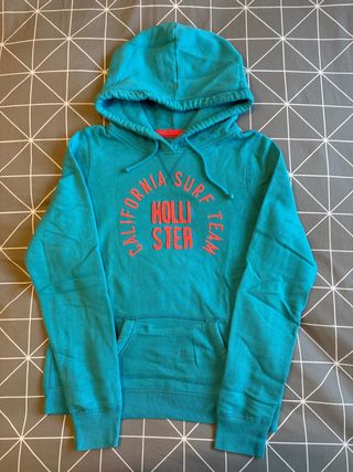 Sudadera Hollister Azul con Capucha unisex