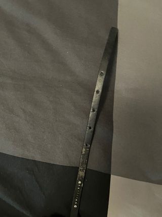 Cinturón Negro Fino Talla M