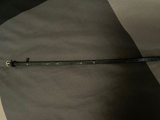 Cinturón Negro Fino Talla M