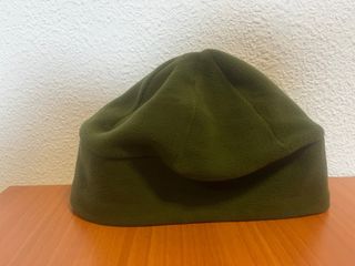 Gorro polar y braga cuello térmica verde