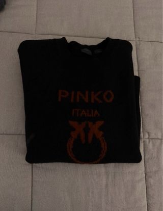 Maglione Pinko nero con logo