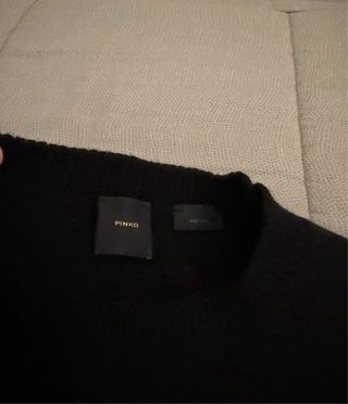 Maglione Pinko nero con logo