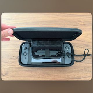 Nintendo Switch Gris + Funda, Dock, Mario