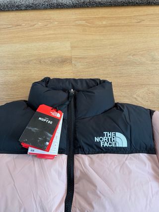 Abrigo The North Face rosa y negro