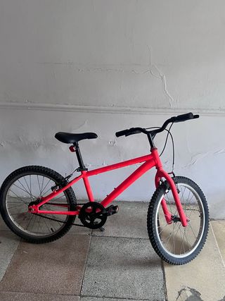 Bicicleta 24 naranja fluor