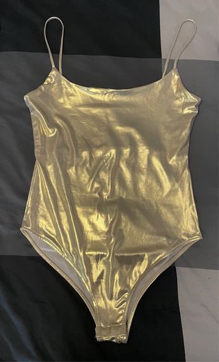 Body Dorado Metálico