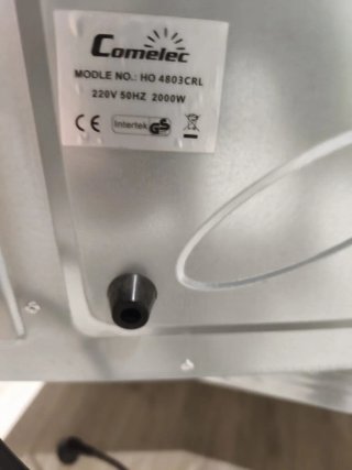 Horno sobremesa Comelec negro