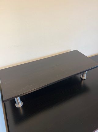 Escritorio Ikea Negro y Blanco