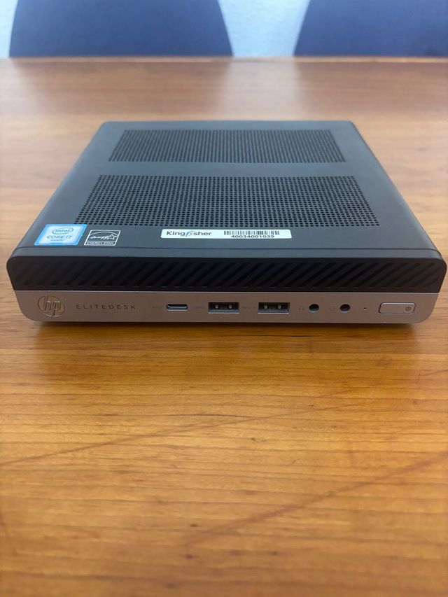 HP ELITEDESK Ordenador Negro