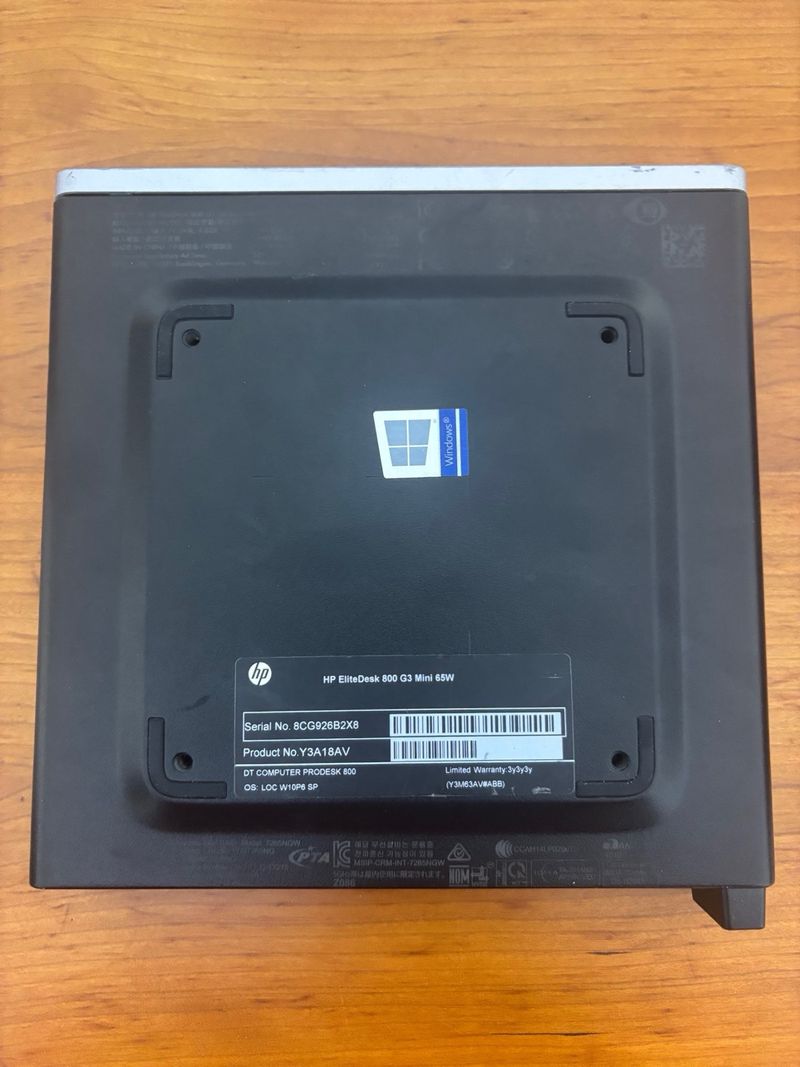 HP ELITEDESK Ordenador Negro afbeelding 4