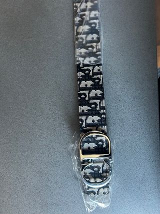 Cinturón Christian Dior Beige/Negro