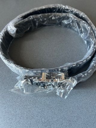 Cinturón Christian Dior Beige/Negro