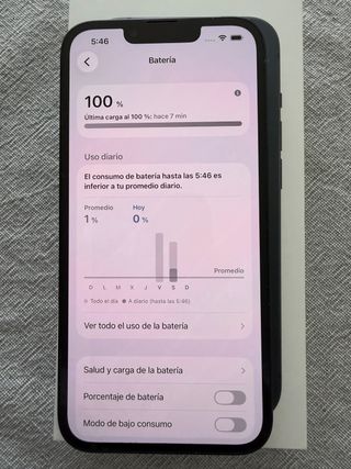 iPhone 13 512GB Negro - Batería 100%. Estado excel