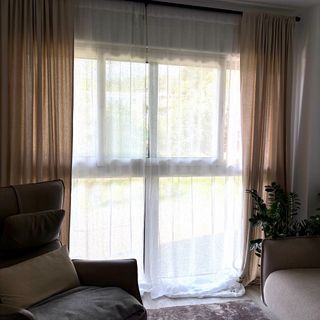 Cortinas Lino Blanco Zara Home