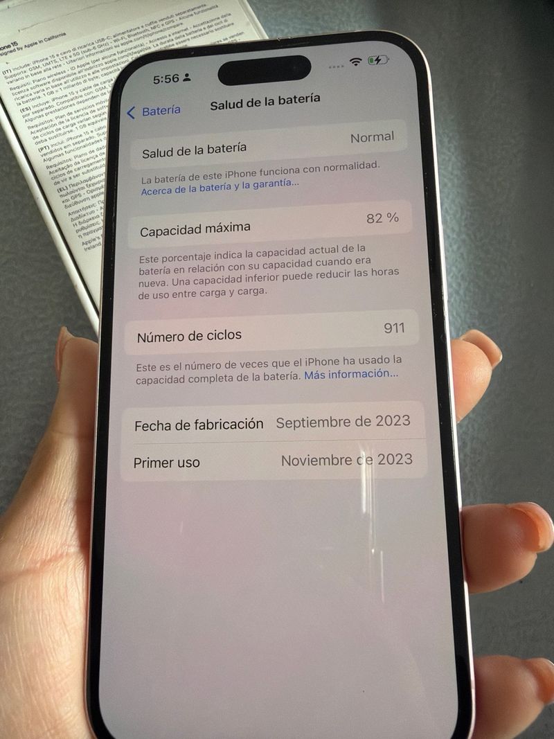 iPhone 15 128GB Rosa/Oro Rosa afbeelding 4
