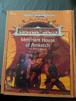 Dark Sun Merchant House of Amketch AD&D