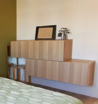 2 Muebles Besta Ikea suelo/pared