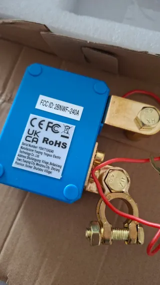 Desconectador Batería Coche 2 Mandos