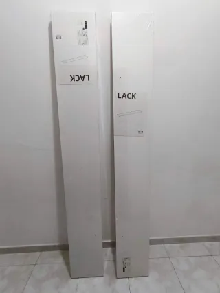 2 Mensole LACK Ikea Bianche